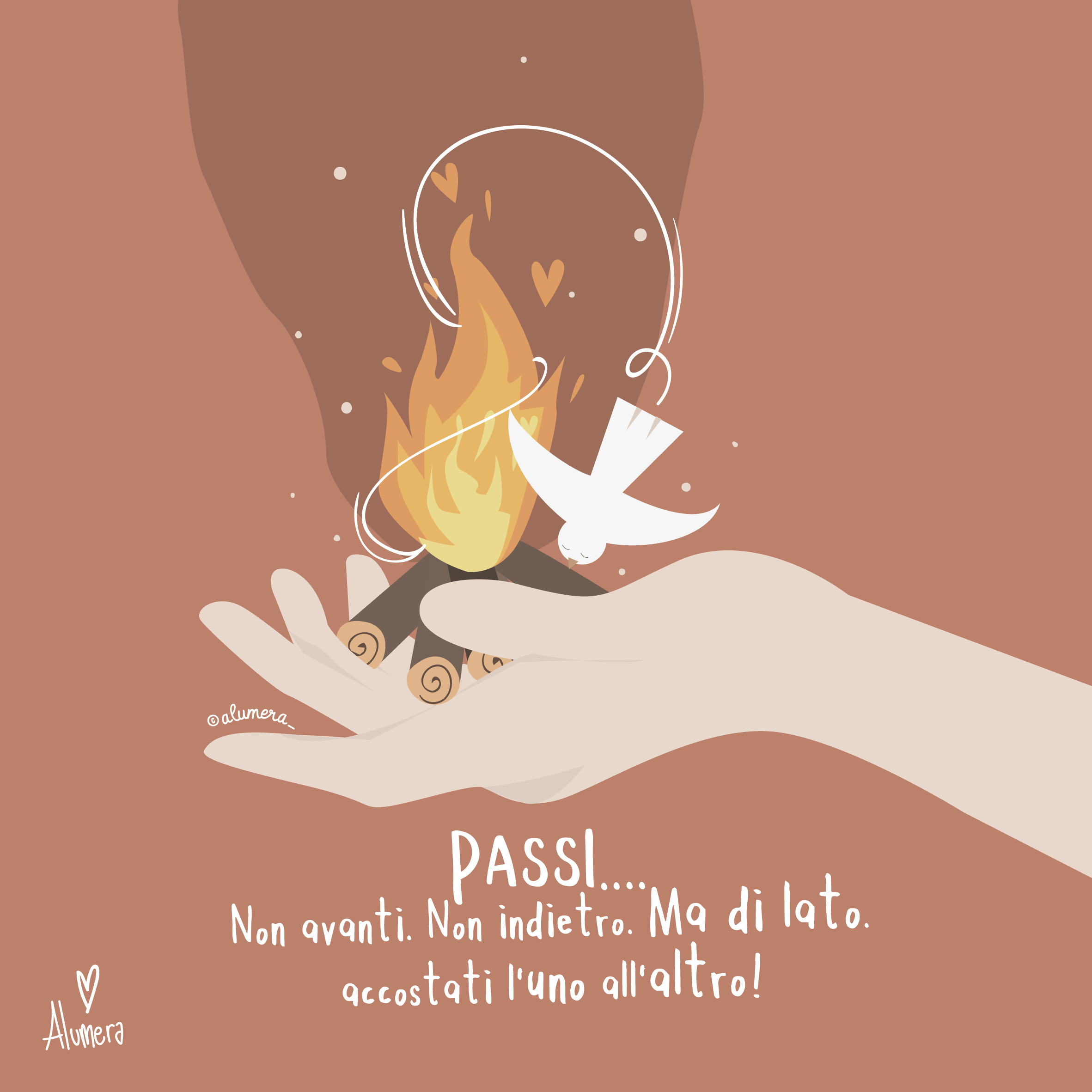 🔥🪵🫂13•PASSO // PASSO DI LATO