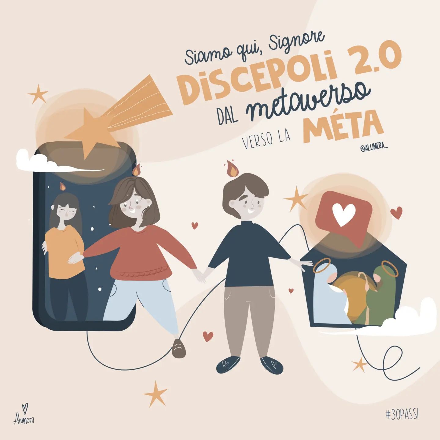 12•PASSO / VERSO LA MÉTA  🌌⭐👶