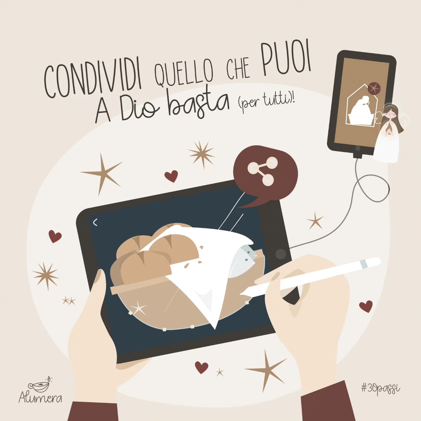 👣 🥖🐟✏️12° PASSO / CON-DI(O)VIDERE
